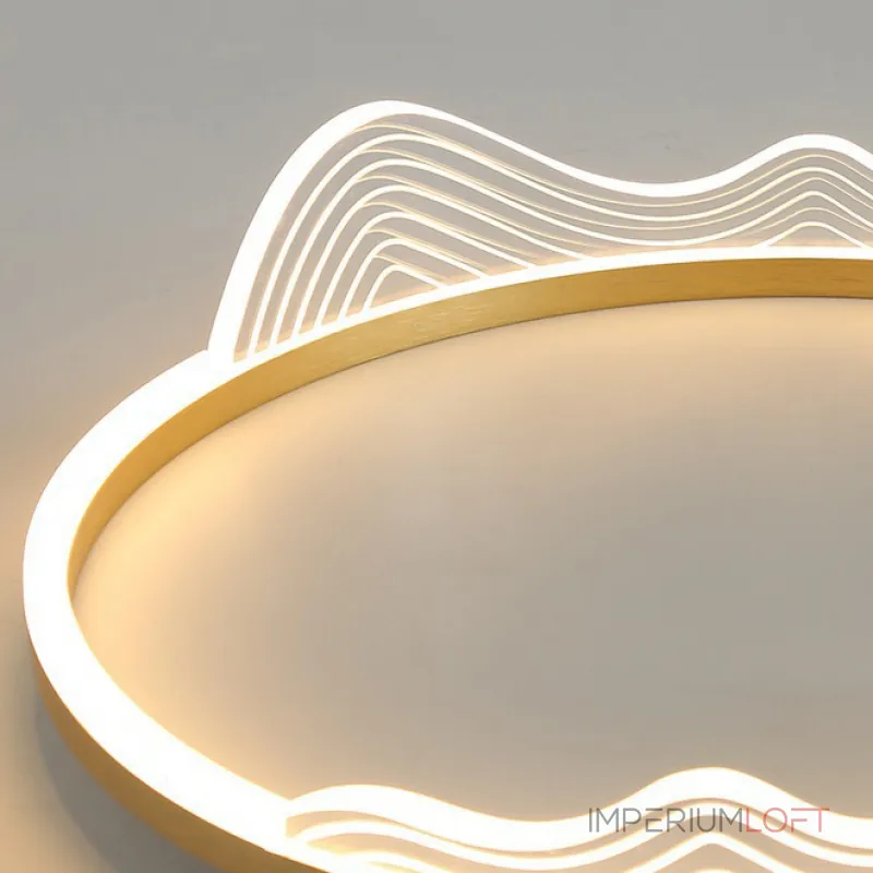 Потолочный светильник IZELIN D50 Brass от ImperiumLoft