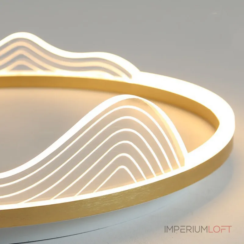 Потолочный светильник IZELIN D50 Brass от ImperiumLoft