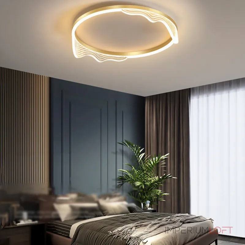 Потолочный светильник IZELIN D50 Brass от ImperiumLoft