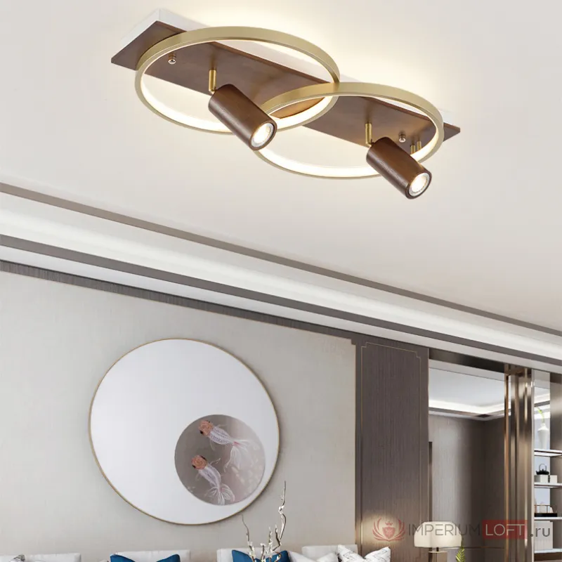 Потолочный светильник DIDRIKA L65 Dark Brown 4000К от ImperiumLoft