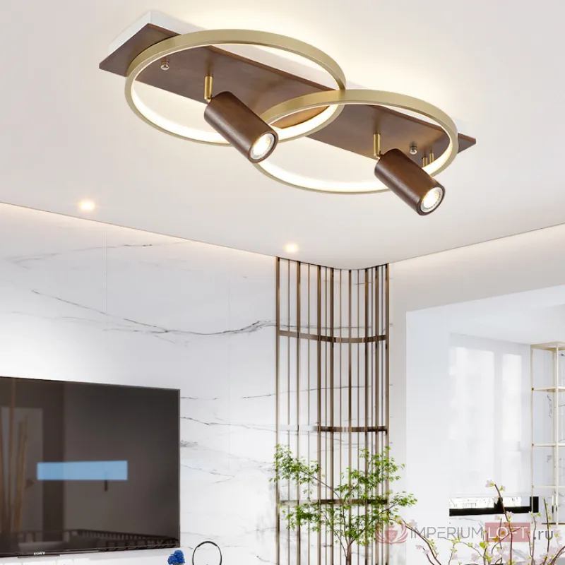 Потолочный светильник DIDRIKA L65 Dark Brown 4000К от ImperiumLoft