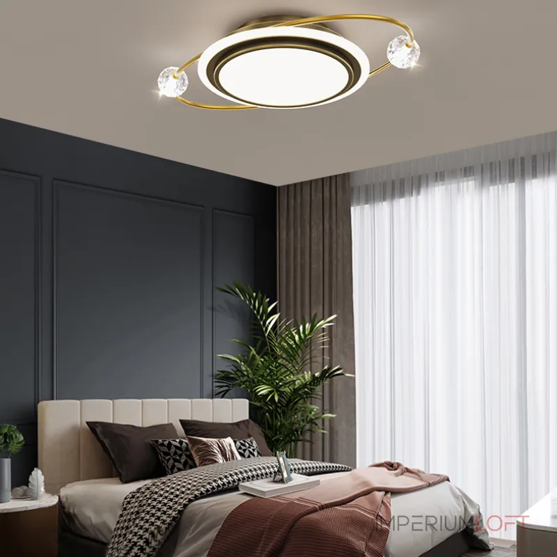 Потолочный светильник AMATIUS D105 Black от ImperiumLoft Потолочный светильник AMATIUS D105 Black от ImperiumLoft