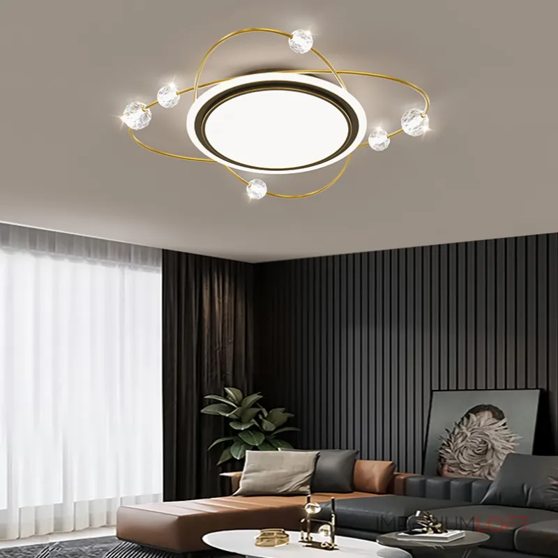 Потолочный светильник AMATIUS D105 Black от ImperiumLoft Потолочный светильник AMATIUS D105 Black от ImperiumLoft