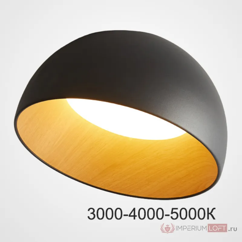 Потолочный светильник BARA A D50 Black Трехцветный свет от ImperiumLoft