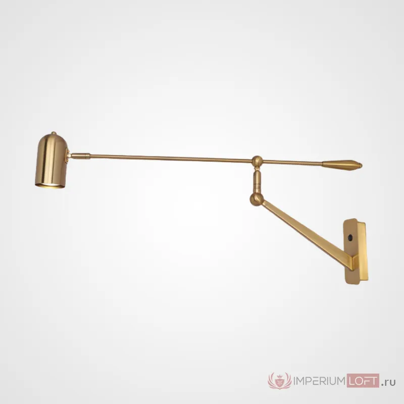 Настенный светильник ALEX Brass от ImperiumLoft