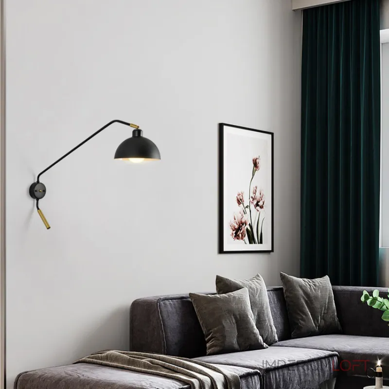 Настенный светильник TEODINE L80 Black от ImperiumLoft Настенный светильник TEODINE L80 Black от ImperiumLoft