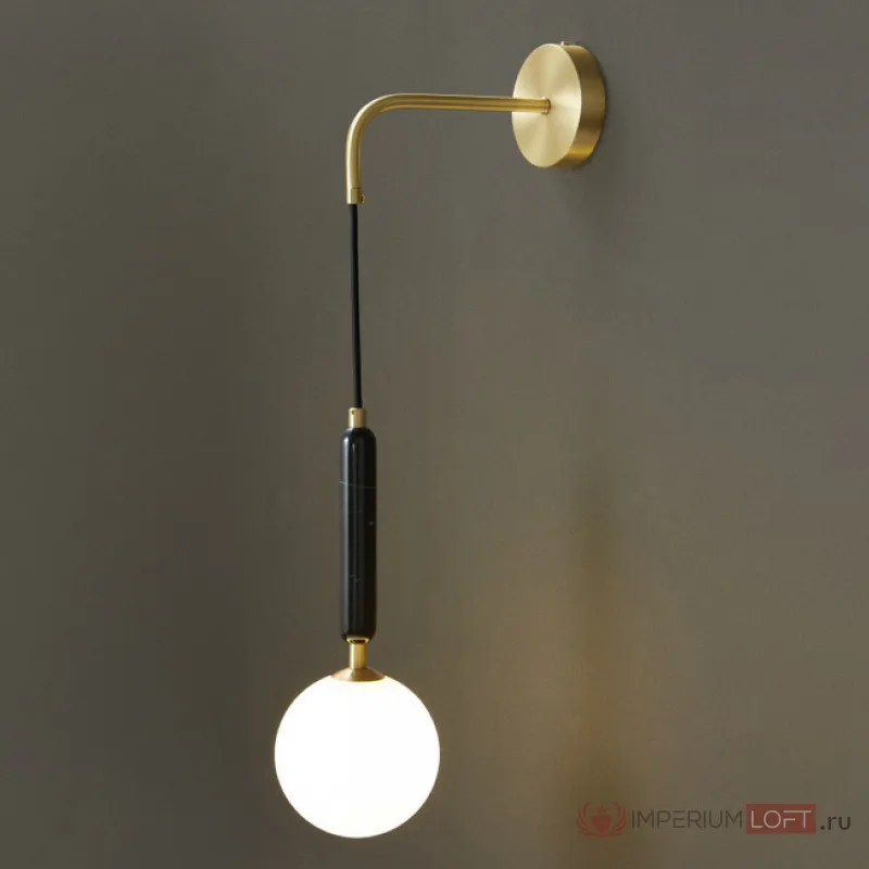 Настенный светильник PETIT B WALL Black от ImperiumLoft