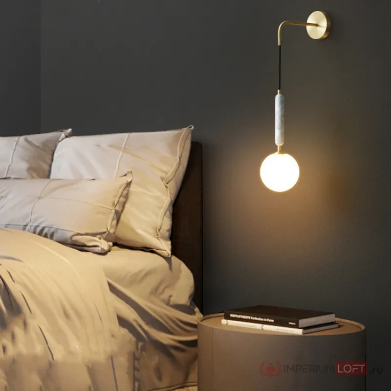 Настенный светильник PETIT B WALL White от ImperiumLoft