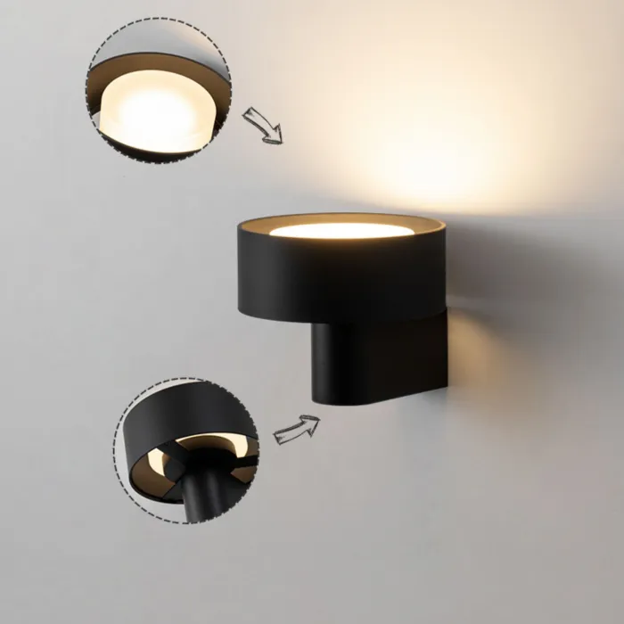 Настенный светильник DILA Black от ImperiumLoft