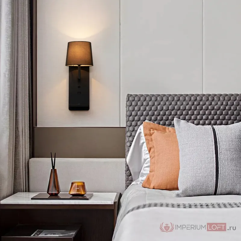 Настенный светильник VILLA B Black от ImperiumLoft