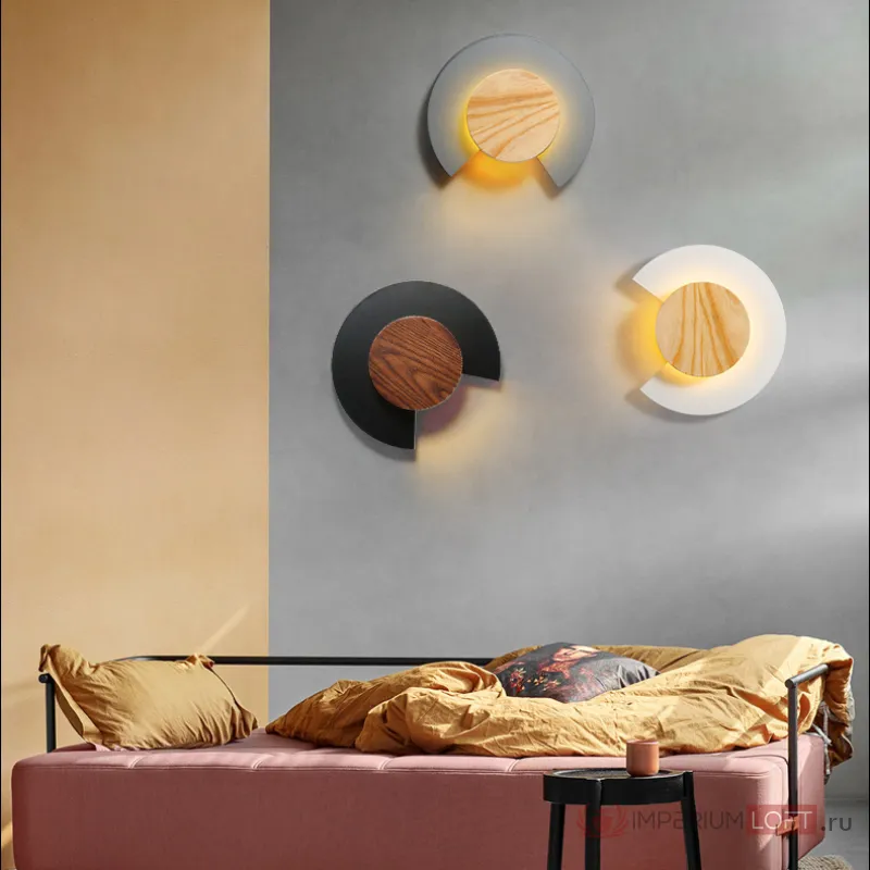 Настенный светильник COOKIE Dark Brown Black 4000К от ImperiumLoft