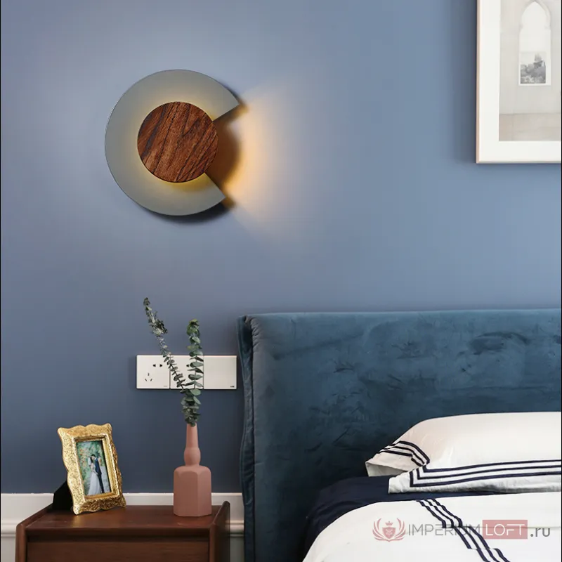 Настенный светильник COOKIE Dark Brown Black 4000К от ImperiumLoft