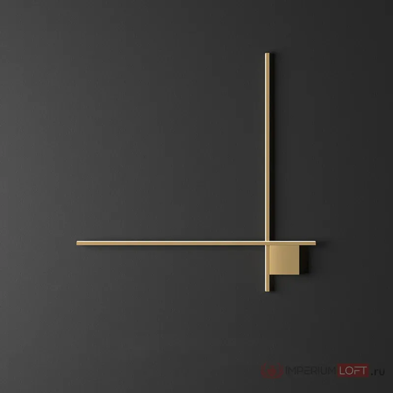 Настенный светильник STICH B L80 Brass от ImperiumLoft
