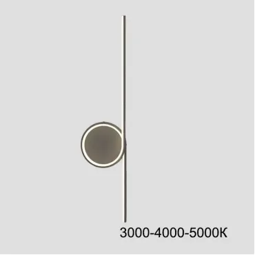 Настенный светильник DONATA A H80 Black Трехцветный свет