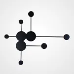Бра Pin Wall Light 6 Black от ImperiumLoft