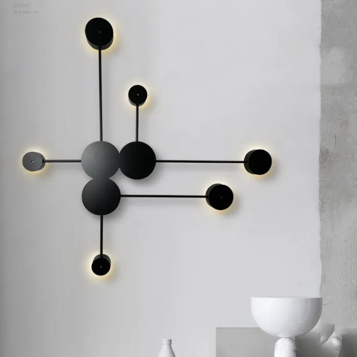 Бра Pin Wall Light 6 White от ImperiumLoft