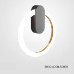 Настенный светильник GINA WALL D20 Black Трехцветный свет от ImperiumLoft