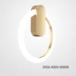 Настенный светильник GINA WALL D40 Brass Трехцветный свет от ImperiumLoft