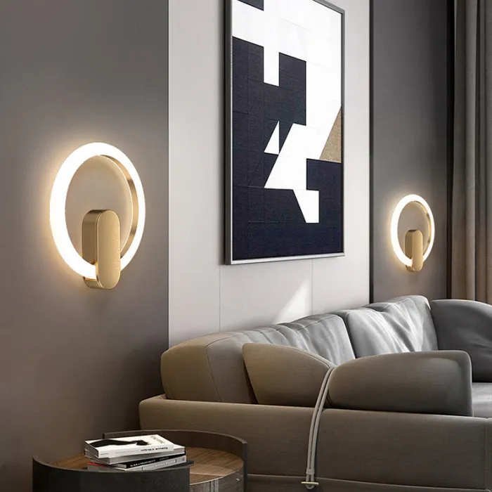 Настенный светильник GINA WALL D20 Brass 4000К от ImperiumLoft