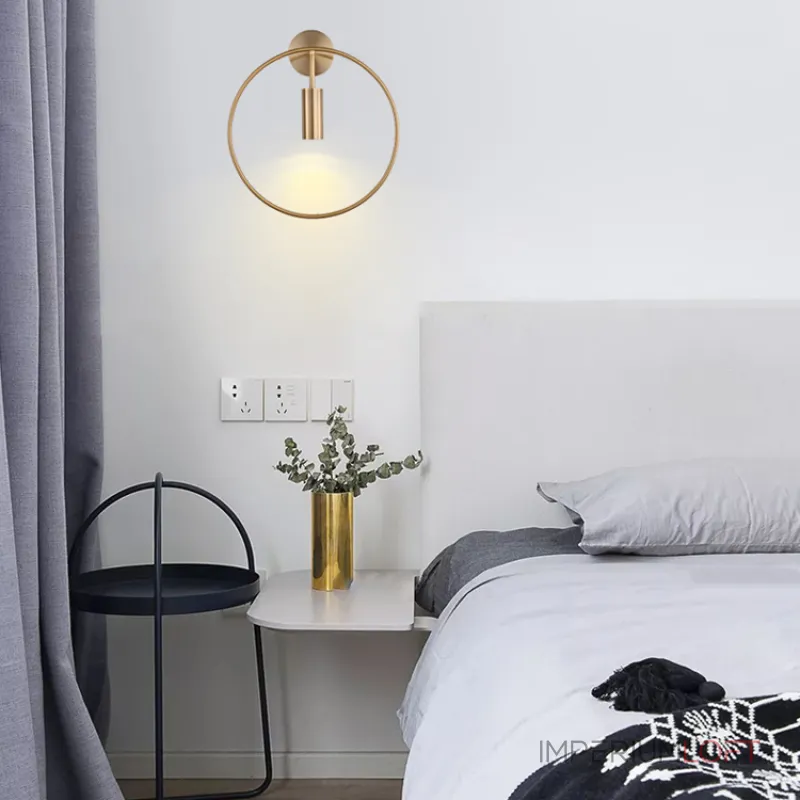 Настенный светильник VELMA D35 Gold от ImperiumLoft Настенный светильник VELMA D35 Gold от ImperiumLoft