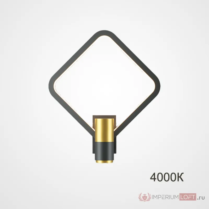 Настенный светильник DAGVEIG A Black 4000К от ImperiumLoft