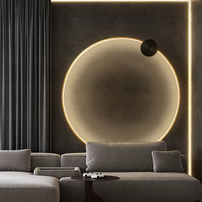 Настенный светильник WOLKE WALL D30 Black от ImperiumLoft
