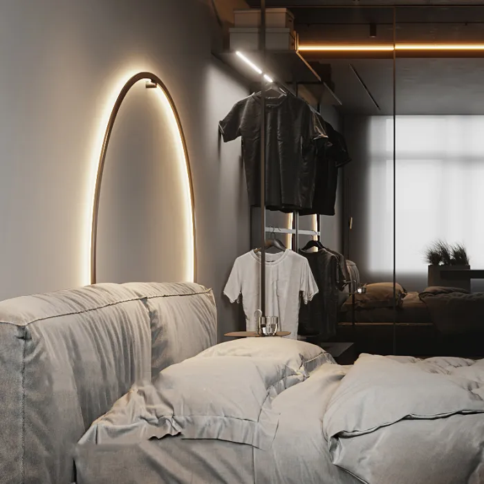 Настенный светильник GUARD LUX D60 Brass от ImperiumLoft