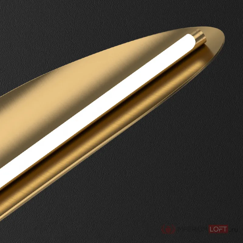 Настенный светильник AMULET H45 Brass от ImperiumLoft