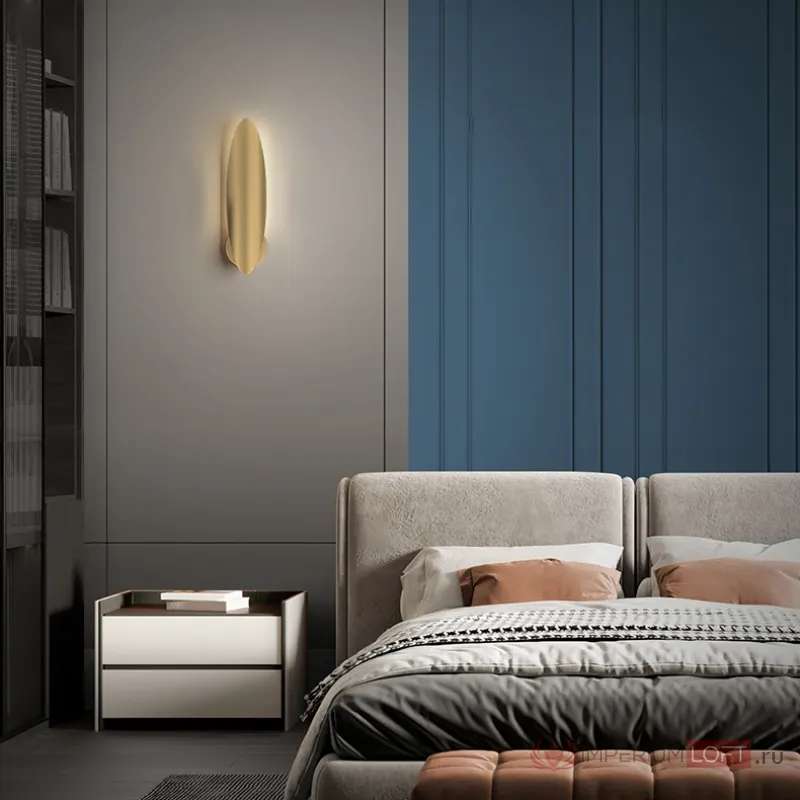 Настенный светильник AMULET H45 Brass от ImperiumLoft