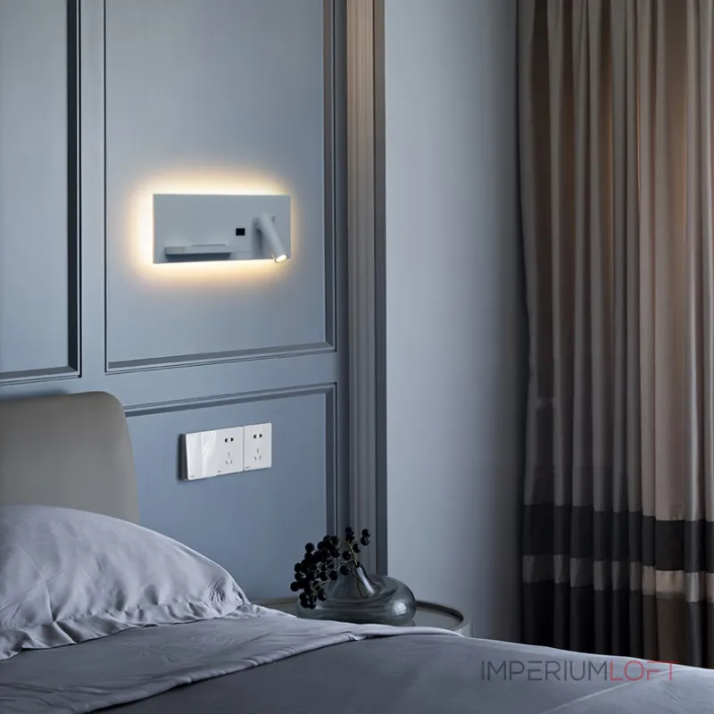 Настенный светильник GENIUS Left Black от ImperiumLoft