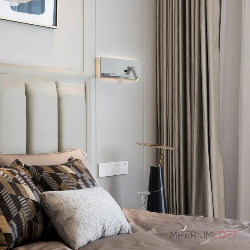 Настенный светильник GENIUS Left Black от ImperiumLoft