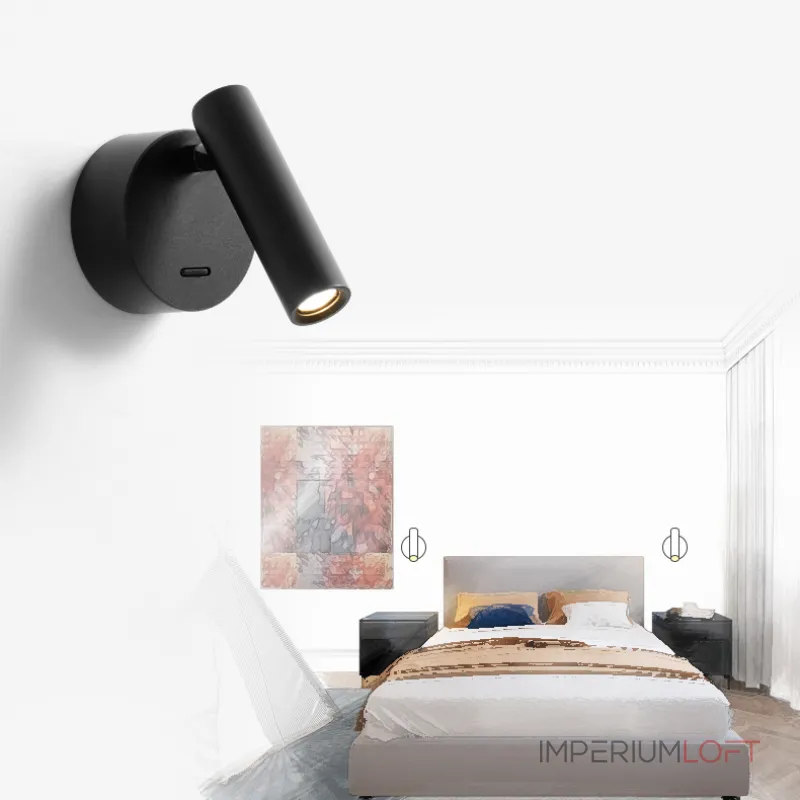 Настенный светильник RUN Brass от ImperiumLoft Настенный светильник RUN Brass от ImperiumLoft