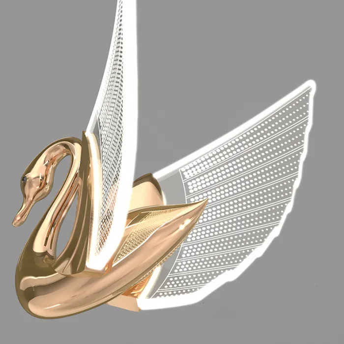 Настольная лампа BIRDIE TAB B Rose Gold от ImperiumLoft