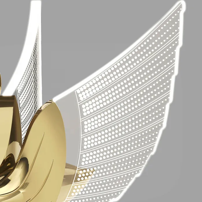 Настольная лампа BIRDIE TAB B Rose Gold от ImperiumLoft