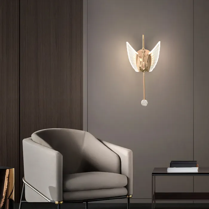 Настенный светильник BIRDIE WALL Rose Gold от ImperiumLoft
