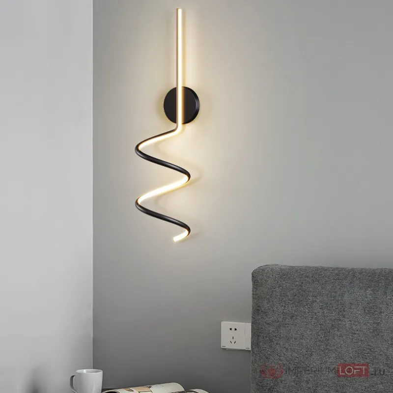 Настенный светильник DAMARIS WALL H50 White Трехцветный свет от ImperiumLoft