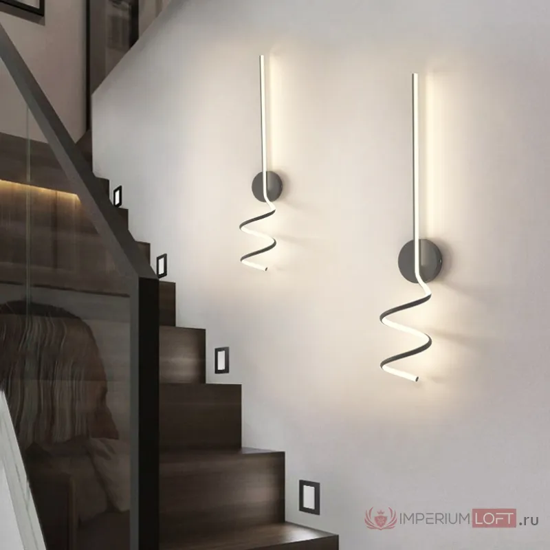 Настенный светильник DAMARIS WALL H50 White Трехцветный свет от ImperiumLoft