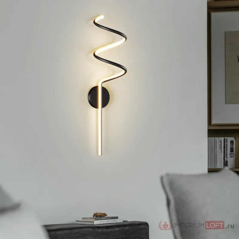 Настенный светильник DAMARIS WALL H50 White Трехцветный свет от ImperiumLoft
