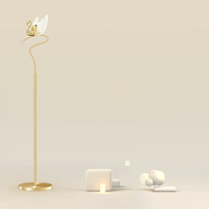 Торшер BIRDIE FL Brass от ImperiumLoft