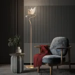 Торшер BIRDIE FL Brass от ImperiumLoft