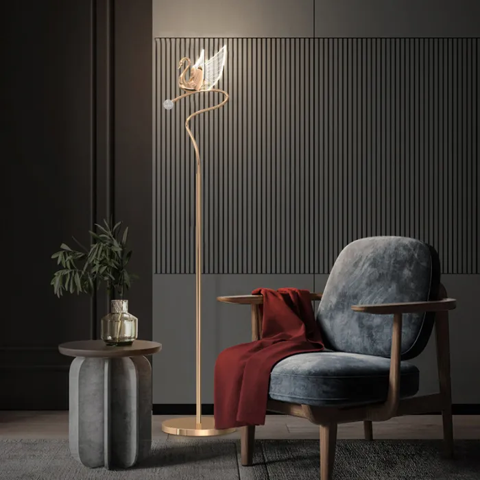 Торшер BIRDIE FL Brass от ImperiumLoft