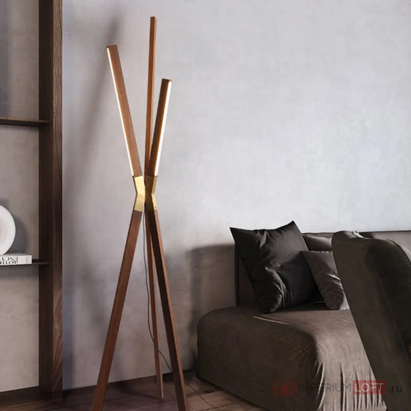 Напольный светильник CONNER B Dark brown от ImperiumLoft