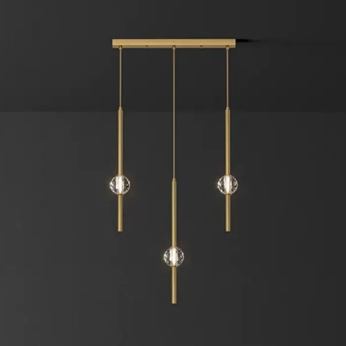 Подвесной светильник SOCRATES COMBO L50 Brass от ImperiumLoft