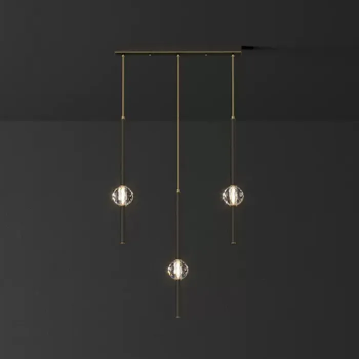 Подвесной светильник SOCRATES COMBO L50 Black от ImperiumLoft