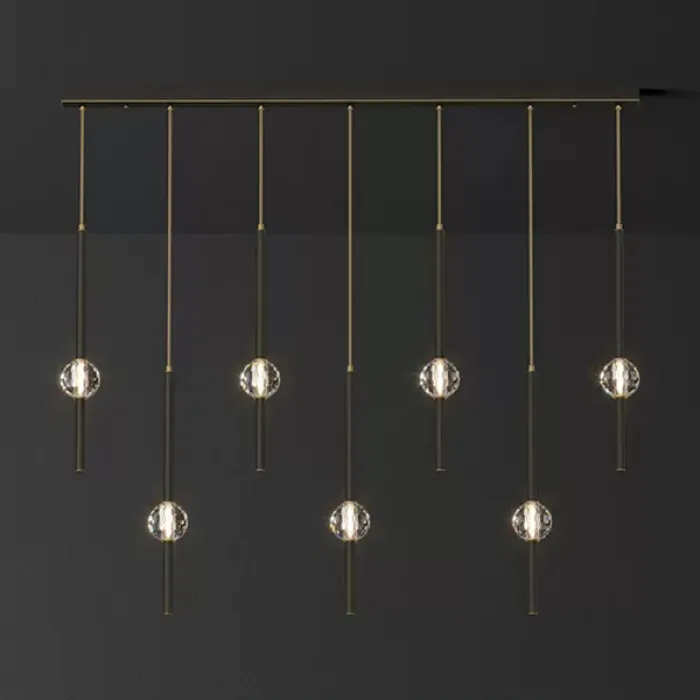 Подвесной светильник SOCRATES COMBO L118 Black от ImperiumLoft