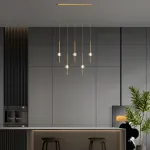 Подвесной светильник SOCRATES COMBO D30 L6 Brass от ImperiumLoft