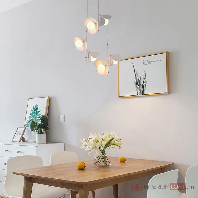 Подвесной светильник JANITA BW COMBO White Диск от ImperiumLoft