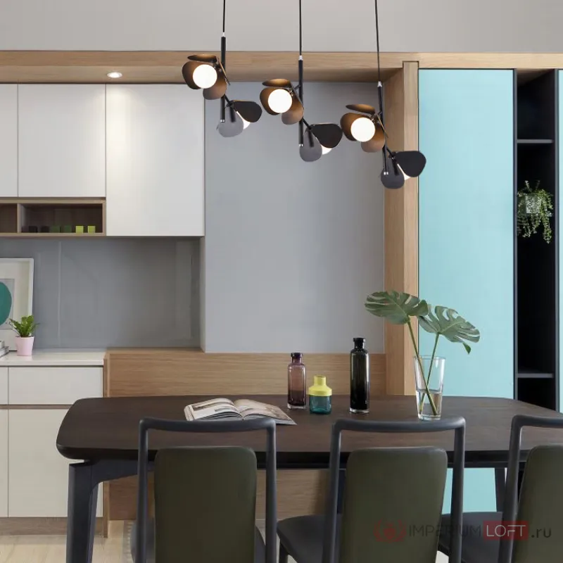 Подвесной светильник JANITA BW COMBO White Диск от ImperiumLoft