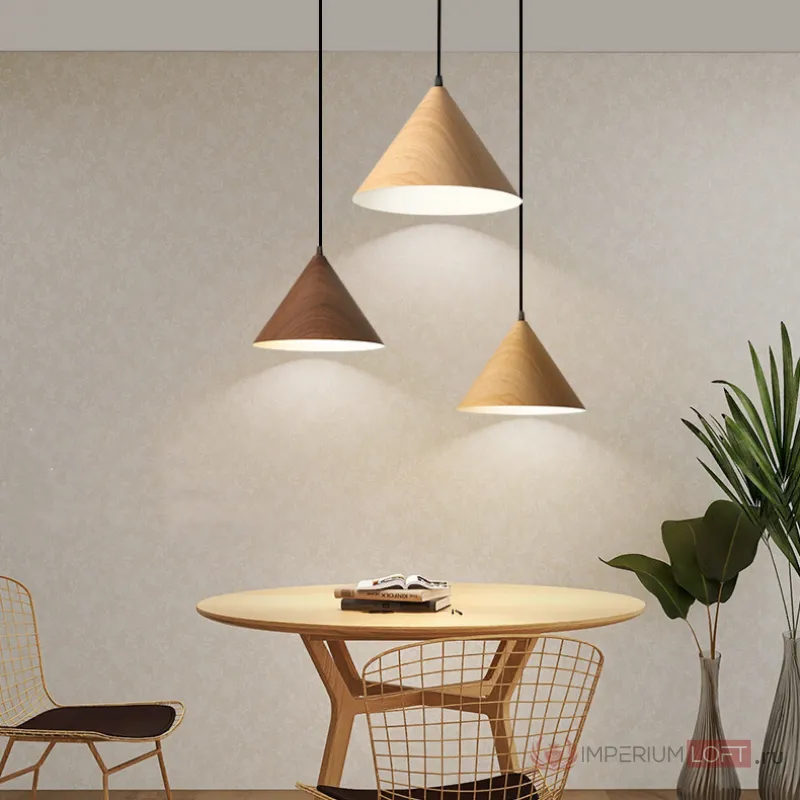 Подвесной светильник NOOMI TRIO D30 Light brown от ImperiumLoft