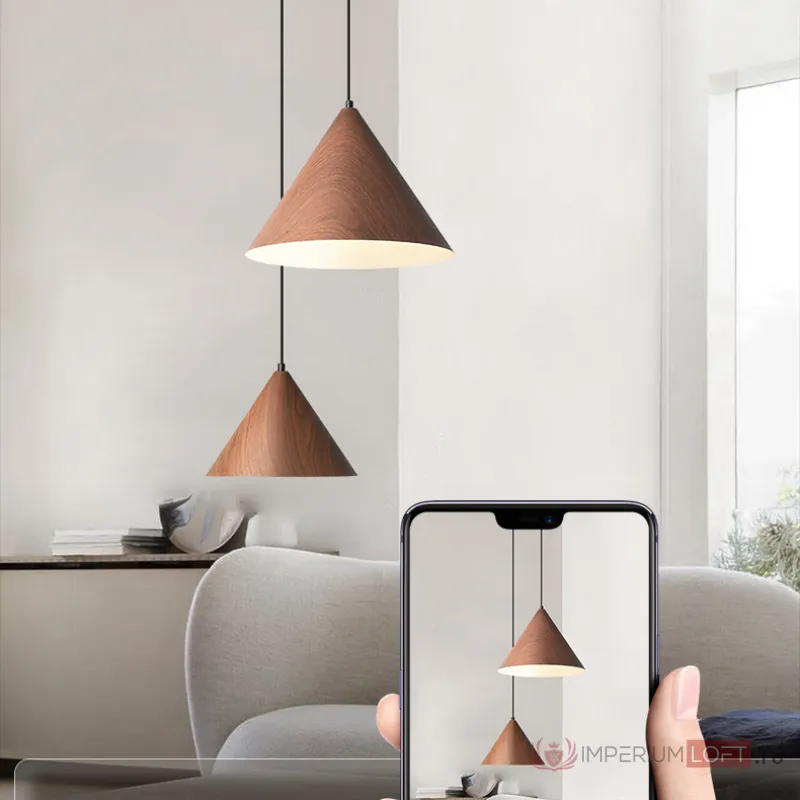 Подвесной светильник NOOMI TRIO D30 Light brown от ImperiumLoft